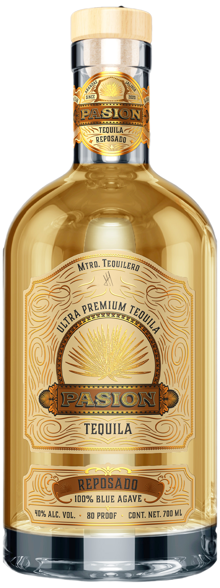 Tequila Pasión Reposado 700 ml